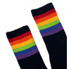 Barcode Berlin Chaussettes noires PRIDE GYM Rainbow
